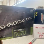 New MSI GeForce RTX 5070 - G5070-12S2C, SHADOW 2X OC