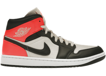Jordan 1 Mid Newsprint Light Orewood Brown (Women's) for sale