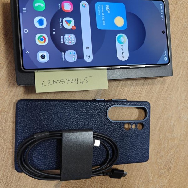 Samsung Galaxy S25 Ultra - Unlocked, 256 GB, Silverblue, 12 GB, SM-S938U1