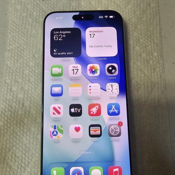 Apple iPhone 17 Pro Max - Unlocked, 256 GB, Silver, A3257