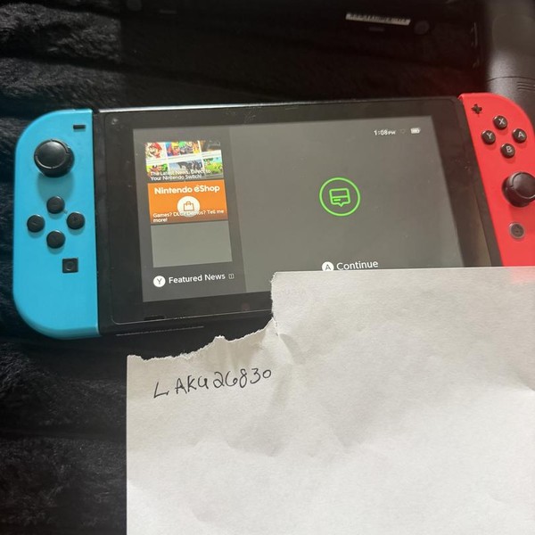 Nintendo Switch - 32 GB, Red & Blue, Mario Red & Blue Edition