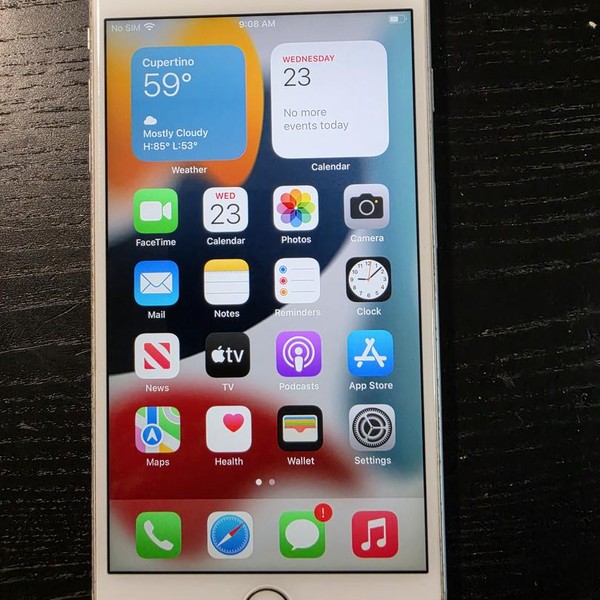 Apple iPhone 6S Plus - Unlocked, 128 GB, Silver, A1687