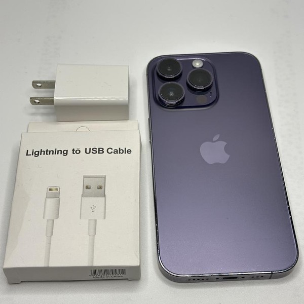 Apple iPhone 14 Pro - Unlocked, 128 GB, Purple, A2650