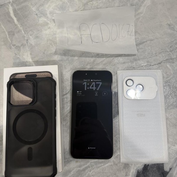 Apple iPhone 15 Pro Max - Unlocked, 256 GB, Natural, A2849