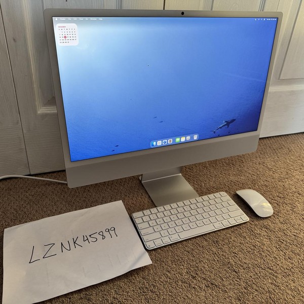 iMac 2024 24 inch - 256 GB, Silver, 16 GB, Apple M4, WiFi Only, 8-core GPU