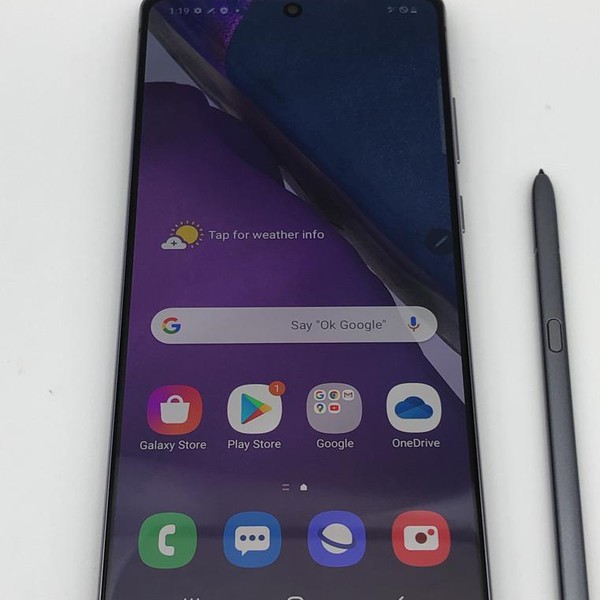 Samsung Galaxy Note 20 5G - Unlocked Non-US, 256 GB, Mystic Gray, 8 GB, SM-N981B