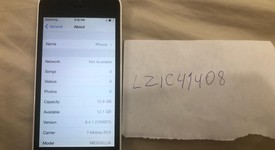 Good
													Apple iPhone 5C - Unlocked, White, 16 GB, A1532, GSM, photo 1 of 3