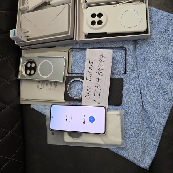 Oppo Find N5 - Unlocked Non-US, 512 GB, Misty White, 16 GB