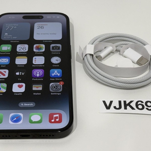 Apple iPhone 14 Pro - Unlocked, 128 GB, Black, A2650