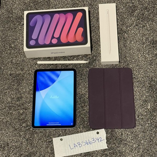 Apple iPad Mini 6th Gen - Wi-Fi, 64 GB, Purple, A2567
