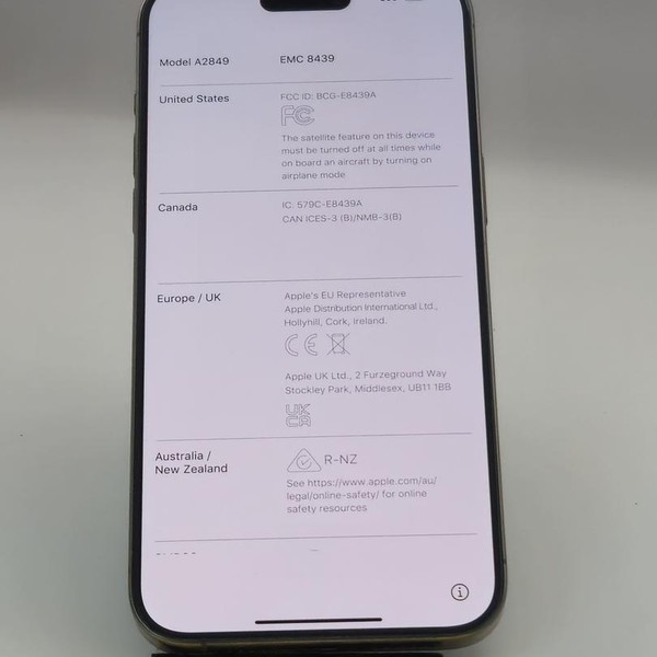 Apple iPhone 15 Pro Max - AT&T, 256 GB, Natural, A2849