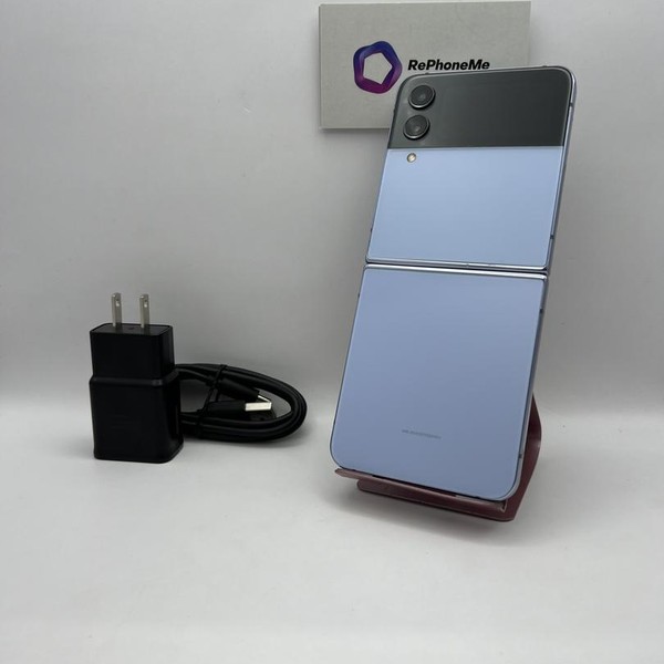 Samsung Galaxy Z Flip4 5G - Unlocked, 128 GB, Blue, 8 GB, SM-F721U1