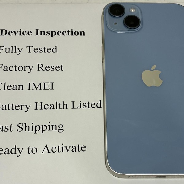 Apple iPhone 14 Plus - Unlocked, 128 GB, Starlight, A2632