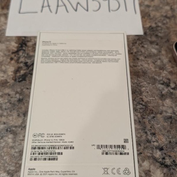 Apple iPhone 13 - Unlocked, 128 GB, Pink, A2482
