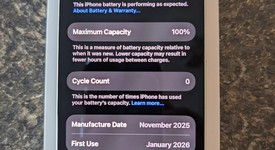 Mint
													Apple iPhone 17 - Verizon, White, 256 GB, A3258, photo 4 of 9