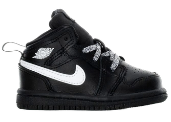 Jordan 1 Mid Black White Speckle (TD) for sale