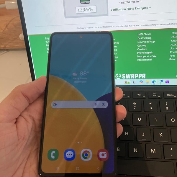 Samsung Galaxy A52 5G - Unlocked, 128 GB, Black, 6 GB