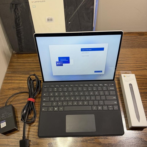 Microsoft Surface Pro X - SQ2, Platinum, 512 GB, 16 GB, GSM Unlocked