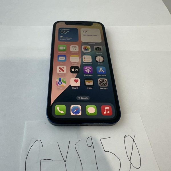 Apple iPhone 12 Mini - Unlocked, 64 GB, Blue, A2176