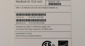 Good
													MacBook Air 2022 - 13" - Apple M2, Midnight, 512 GB, 16 GB, photo 5 of 17