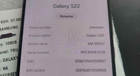 Good
													Samsung Galaxy S22 - Verizon, Black, 128 GB, 8 GB, SM-S901U, photo 3 of 5