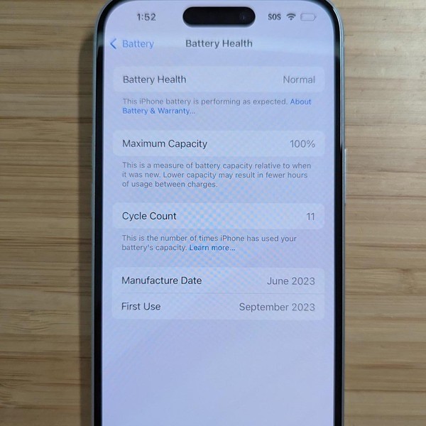 Apple iPhone 15 - AT&T, 128 GB, Blue, A2846