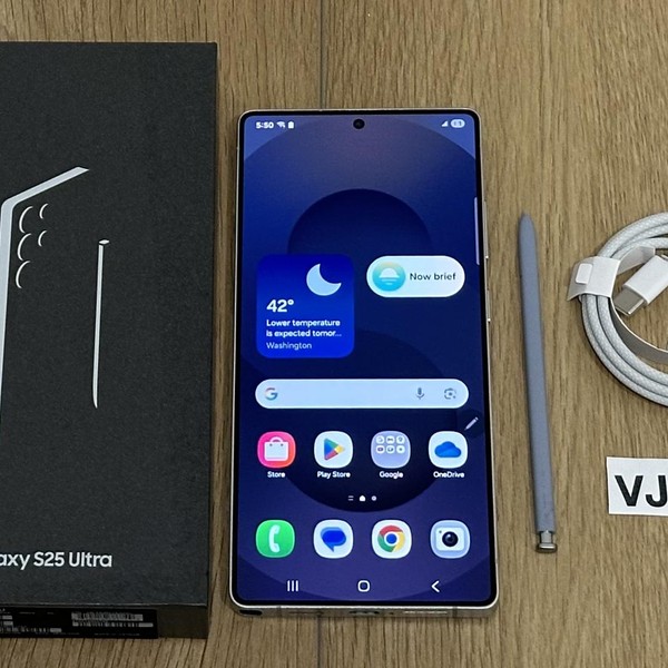 Samsung Galaxy S25 Ultra - T-Mobile, 256 GB, Silverblue, 12 GB, SM-S938U