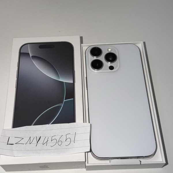 Apple iPhone 16 Pro - Unlocked, White, 128 GB, A3083