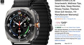 New
													Samsung Galaxy Watch Ultra - Unlocked, Silver, SM-L705U, 47mm, photo 2 of 4