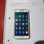 Fair Samsung Galaxy S5 - Sprint, 16 GB, White, SM-G900P
