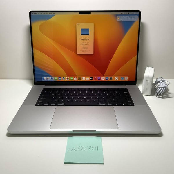 MacBook Pro 2023 - 16 inch - Apple M2 Pro 12-core, Silver, 512 GB, 16 GB