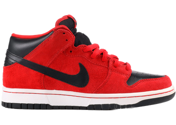 Nike SB Dunk Mid Sport Red Black for sale