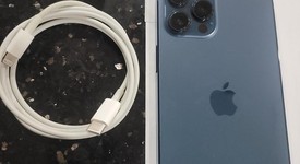 Good
													Apple iPhone 12 Pro Max - AT&T, Pacific Blue, 256 GB, A2342, photo 3 of 4