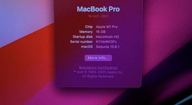 Good
													MacBook Pro 2021 - 16" - Apple M1 Pro 10-core, Silver, 1 TB, 16 GB, photo 1 of 9