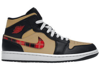 Air Jordan 1 Mid Tartan Swoosh for sale