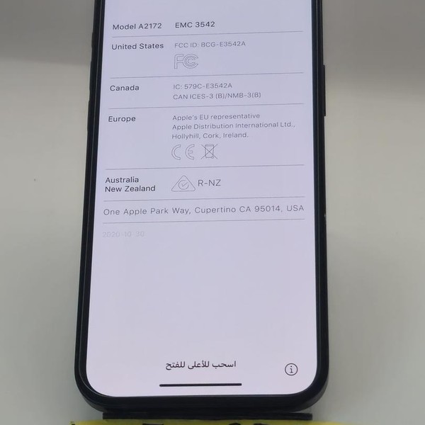 Apple iPhone 12 - AT&T, 64 GB, Black, A2172