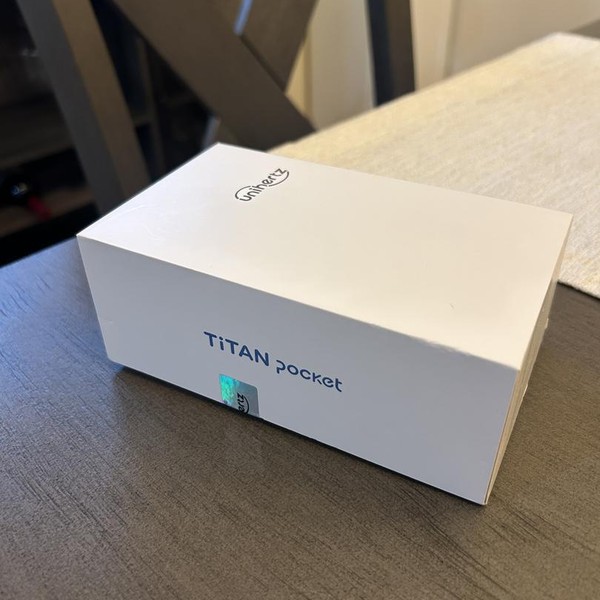 Unihertz Titan Pocket - Unlocked, 128 GB, Black, 6 GB