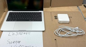 Good
													MacBook Pro 2021 - 14" - Apple M1 Pro 10-core, Silver, 1 TB, 32 GB, photo 1 of 19