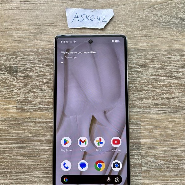 Google Pixel 7 - Unlocked, 256 GB, Snow, 8 GB, GVU6C, Sub-6 5G