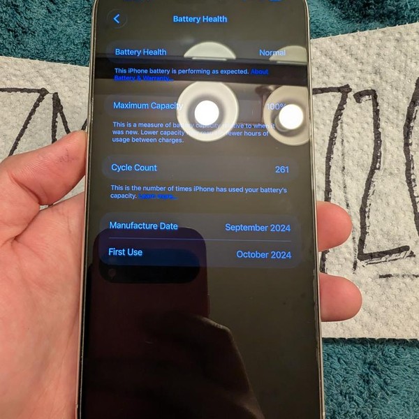 Apple iPhone 16 Pro Max - Unlocked, 256 GB, White, A3084