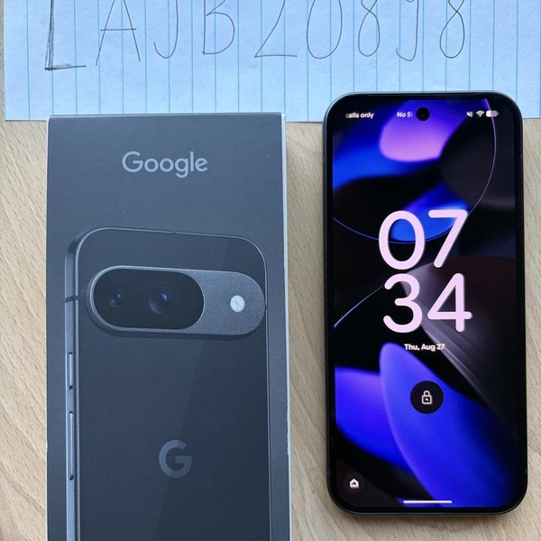 Google Pixel 9 - Unlocked, 128 GB, Obsidian, 12 GB, G2YBB