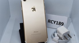 Good
													Apple iPhone 7 - Unlocked, Gold, 128 GB, A1778, GSM, photo 1 of 4