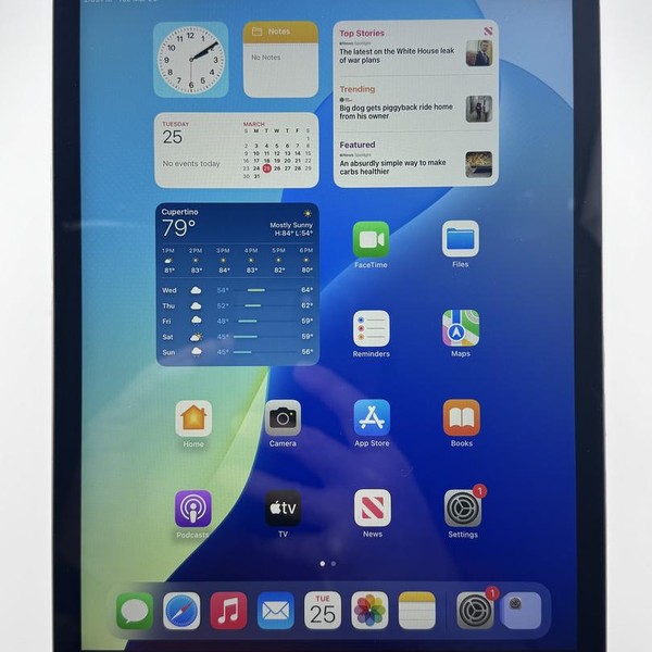 Apple iPad (8th Gen) - Unlocked, 32 GB, Gray, A2428