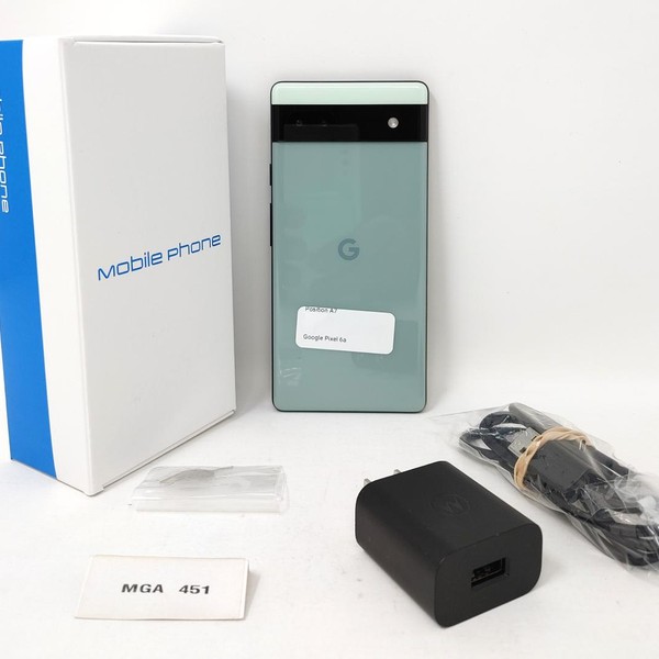Google Pixel 6a - AT&T, 128 GB, Sage, 6 GB, GX7AS