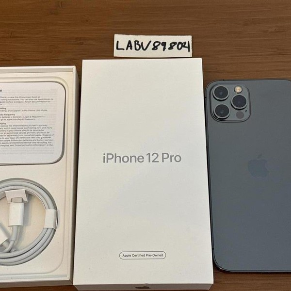 Apple iPhone 12 Pro - Unlocked, 128 GB, Graphite, A2341