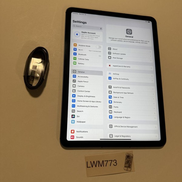 Apple iPad Air 4th Gen - Unlocked, 64 GB, Gray, A2324