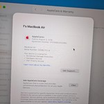 Good MacBook Air 2022 (M2) - 13 inch - 256 GB, Midnight, 8 GB, Apple M2