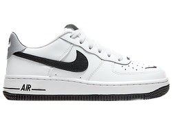 Nike Air Force 1 Low '07 LV8 White Black Mini Swoosh (GS) for sale