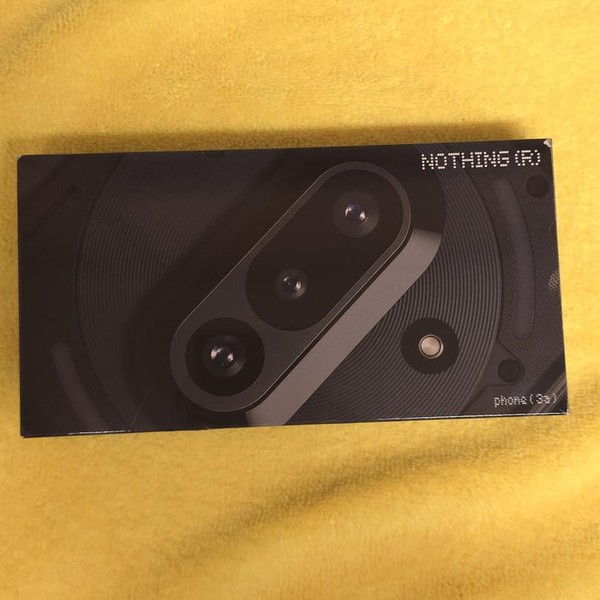 Nothing Phone 3a - Unlocked, Black, 256 GB, 12 GB