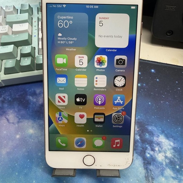 Apple iPhone 8 Plus - Unlocked, 256 GB, Gold, A1897, GSM